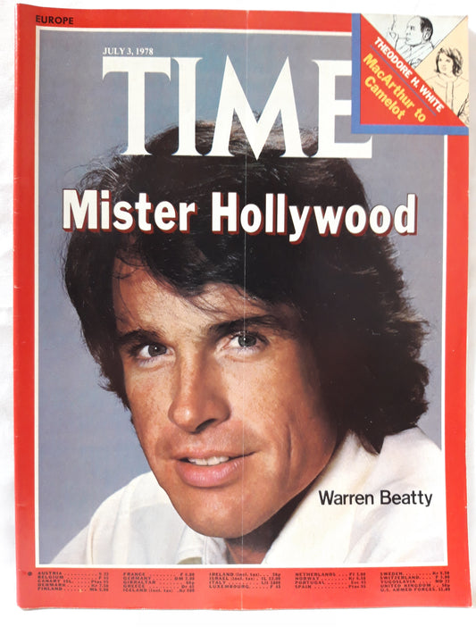 Time magazine Mister Hollywood Warren Beatty 03.07.1978 Juli 1978