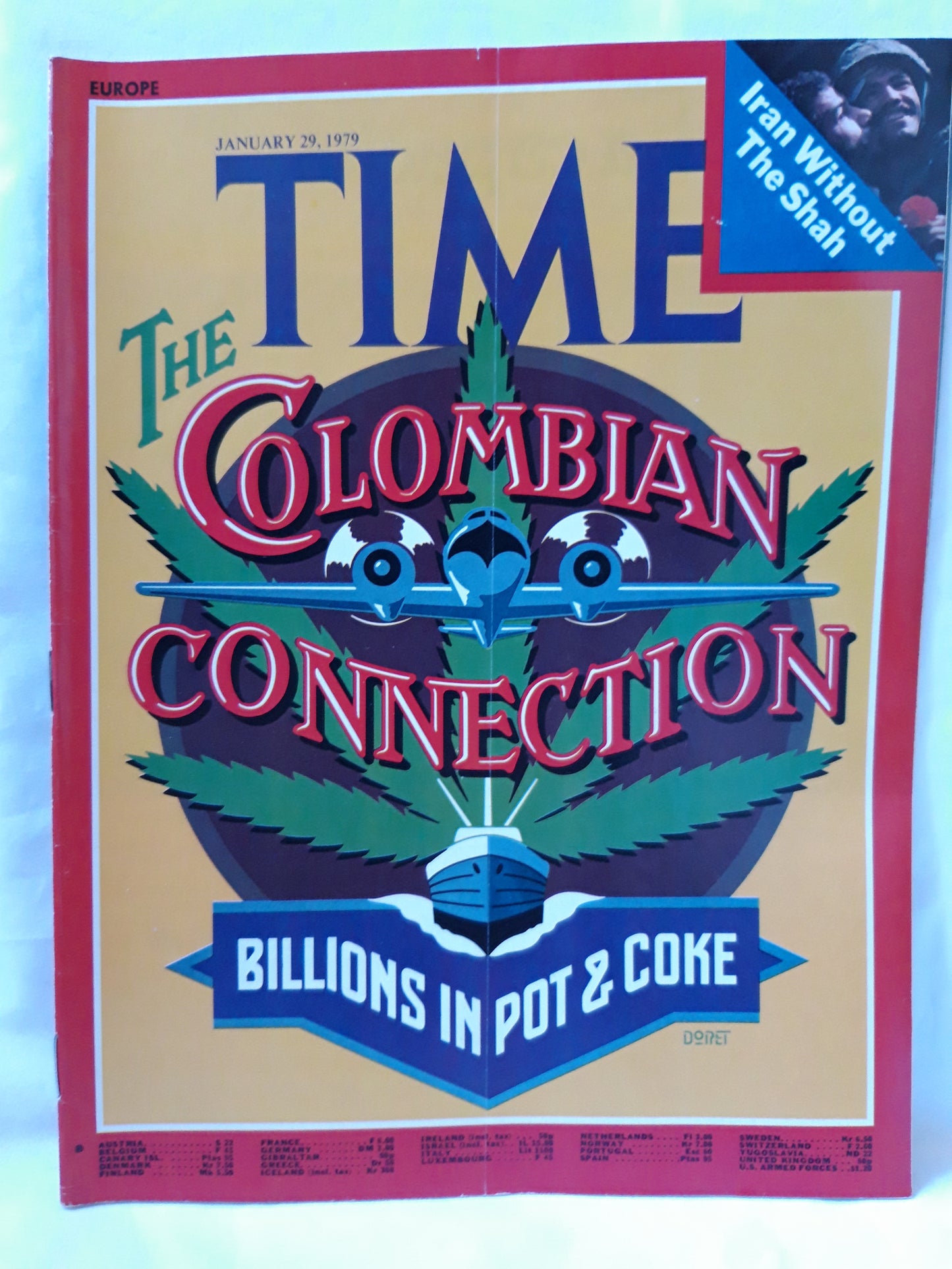 Time magazine The Colombian Connection Billions in pot&coke 29.01.1979 Januar 1979