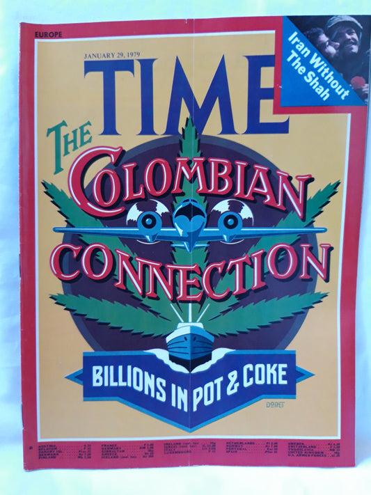 Time magazine The Colombian Connection Billions in pot&coke 29.01.1979 Januar 1979
