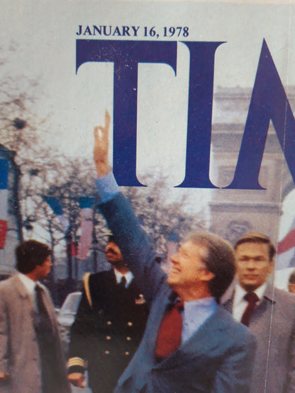 Time magazine Carter's Trip: Pomp and Purpose 16.01.1978 Januar 1978