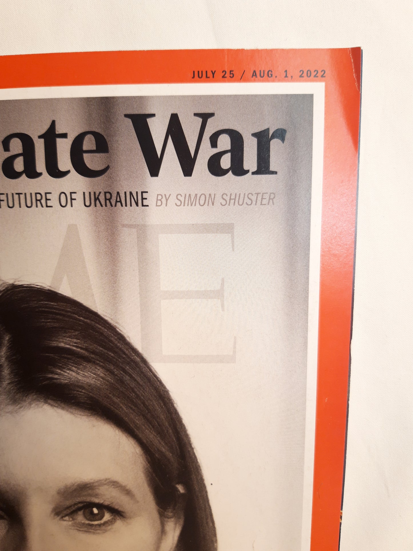 Time magazine First lady Olena Zelenska Futurw of Ukraine 25.07./01.08.2022 25. Juli/01. August 2022