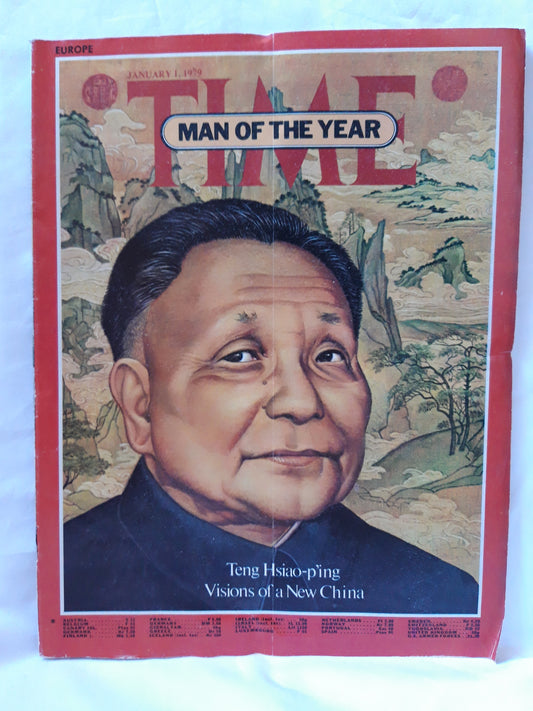 Time magazine Man of the year Teng Hsiao-p'ing Visions of New China 01.01.1979 Januar 1979