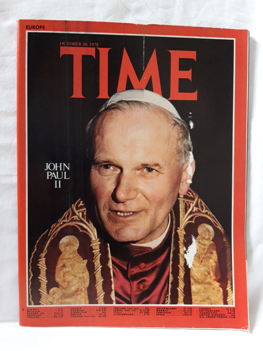 Time magazine John Paul II 30.10.1978 Oktober 1978