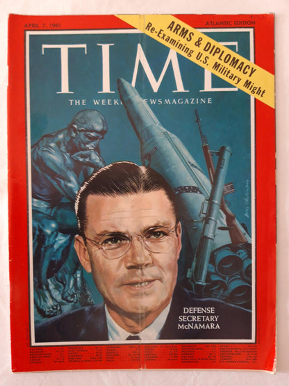 Time magazine Defense Secretary McNamara 07.04.1961 April 1961