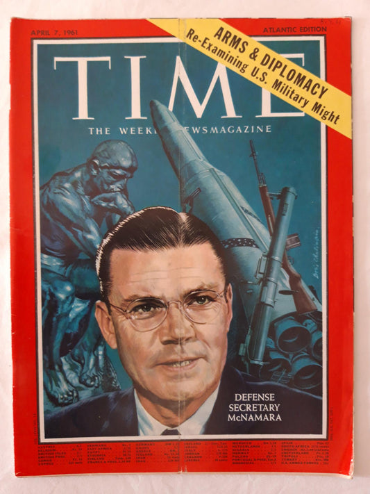 Time magazine Defense Secretary McNamara 07.04.1961 April 1961