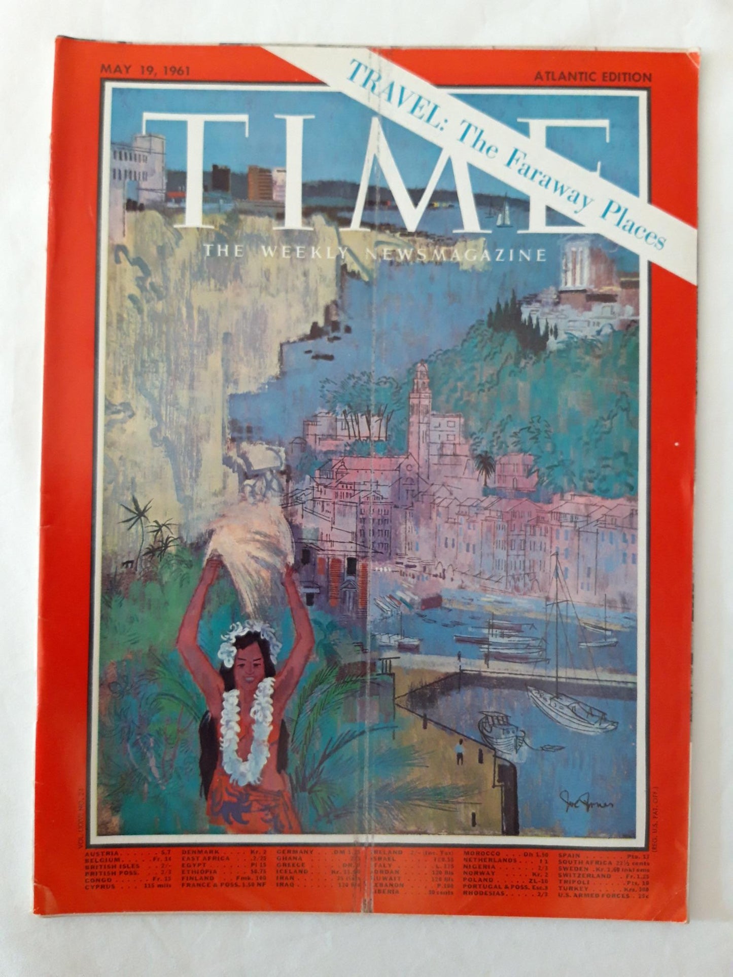 Time magazine Travel: Faraway Places 19.05.1961 May Mai 1961