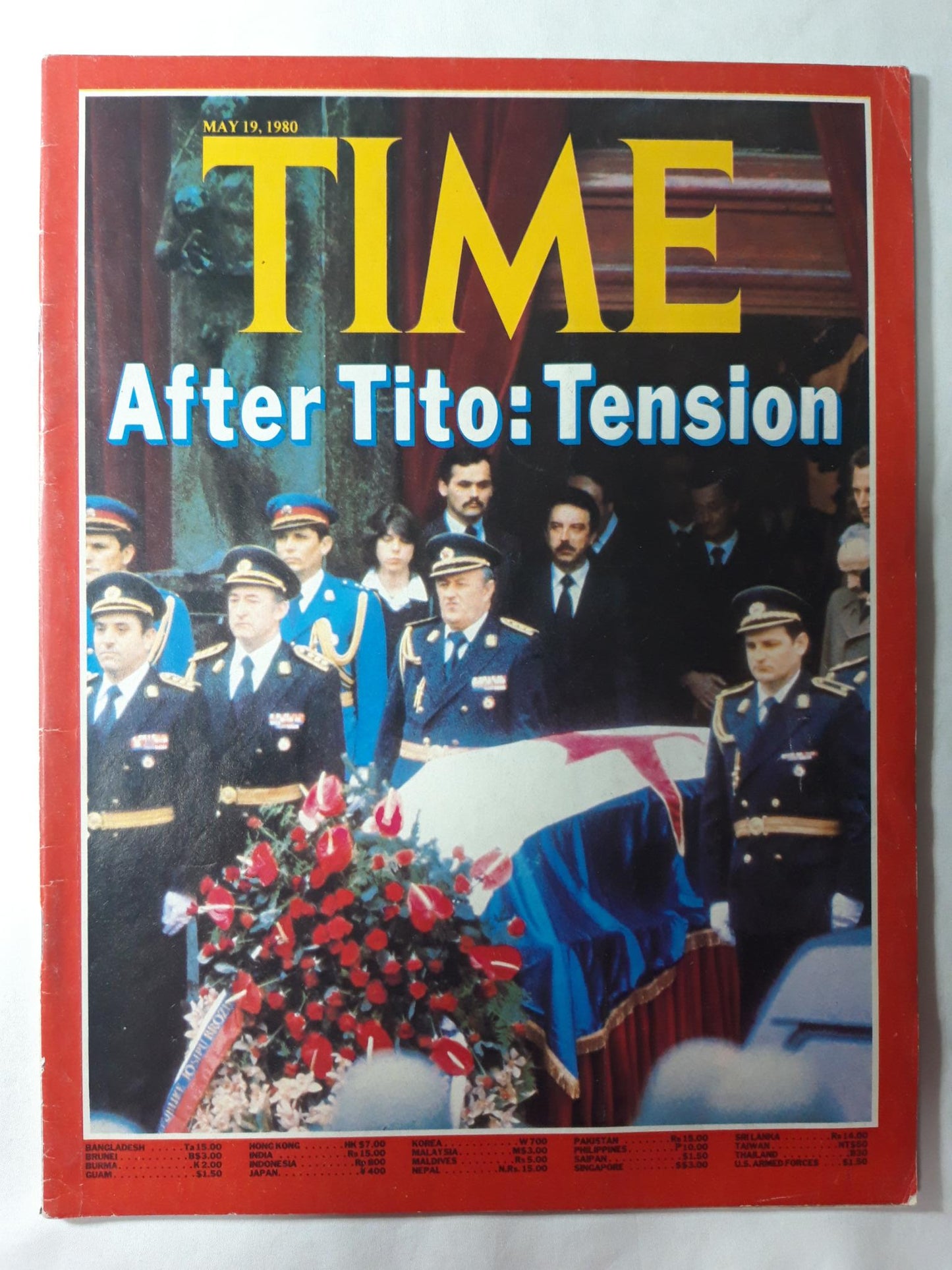 Time magazine After Tito: Tension 19.05.1980 Mai 1980