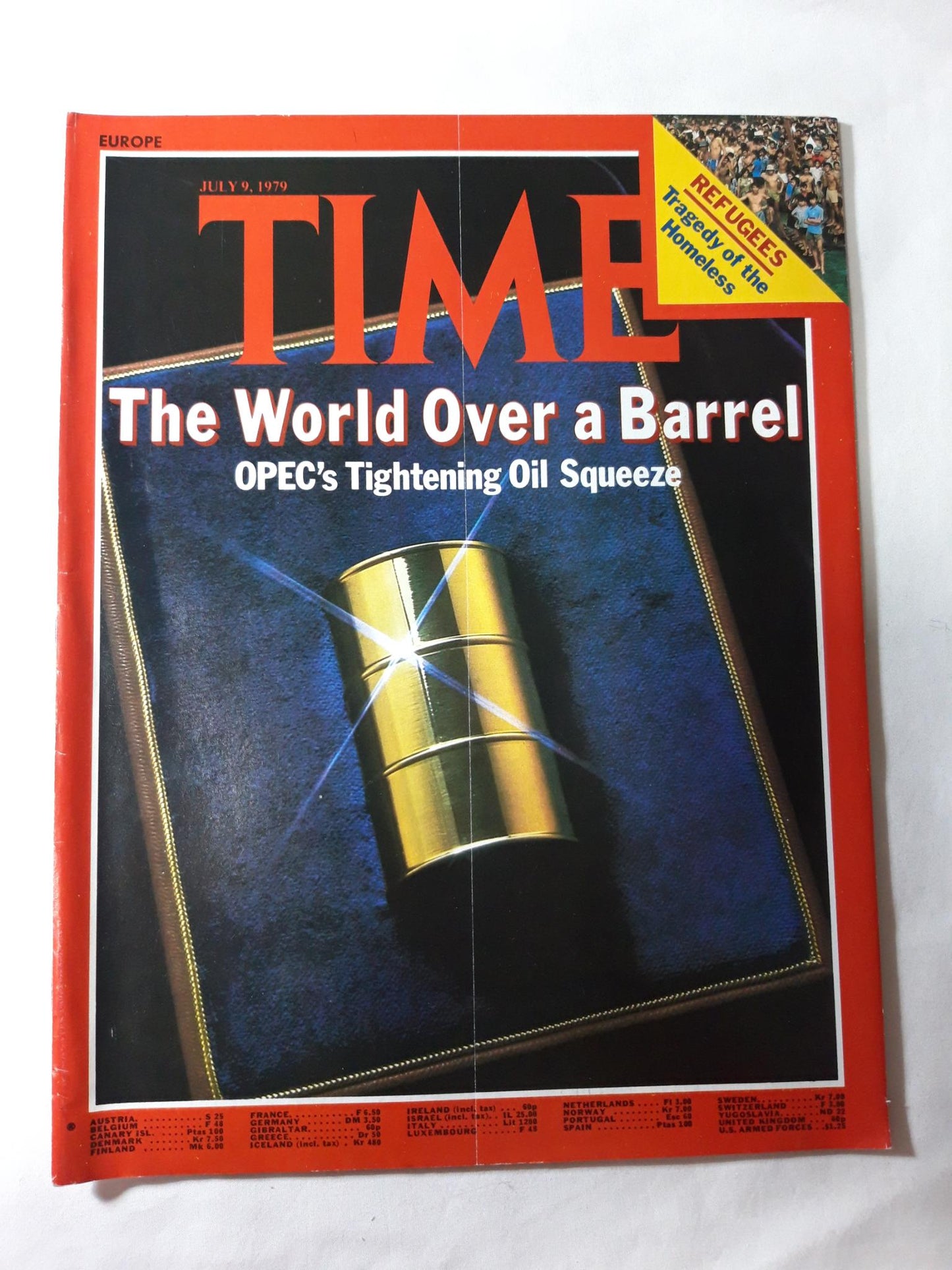 Time magazine The World Over a Barrel OPEC's Tightening Oil Squeeze  09.07.1979