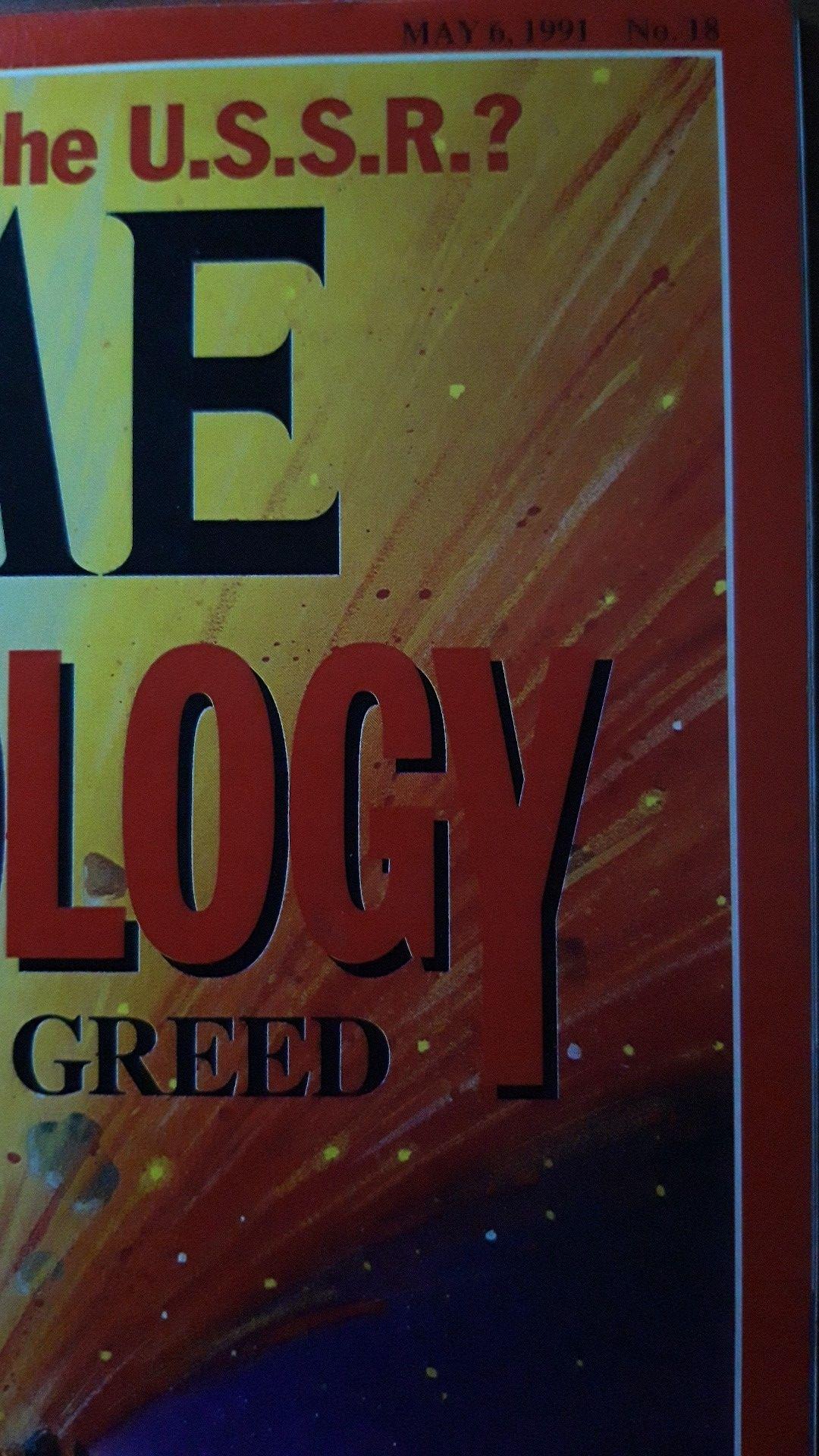Time magazine Scientology The cult of greed Is Nine Enought for the U.S.S.R. How the growing dianetics empire Squeezes millions from believers worldwide 06.05.1991 5th May 05. Mai 1991