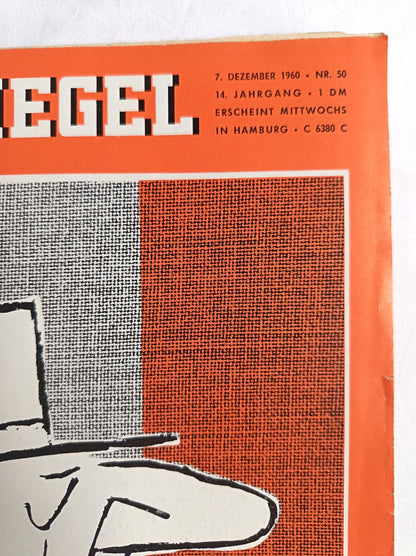 Zeitschrift Magazine Der Spiegel Der Liquidator 07.12.1960 7. Dezember 1960 7th December 1960 Nr. 50