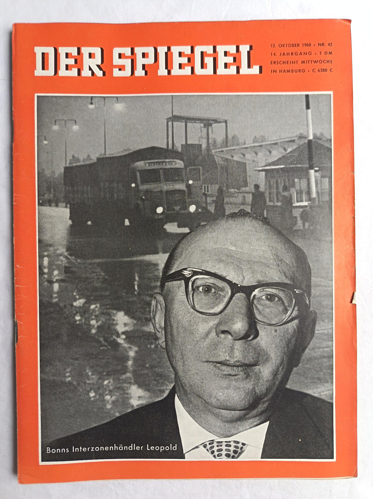 Der Spiegel Bonns Interzonenhändler Leopold 12.10.1960 Nr. 42 12. Oktober October 1960
