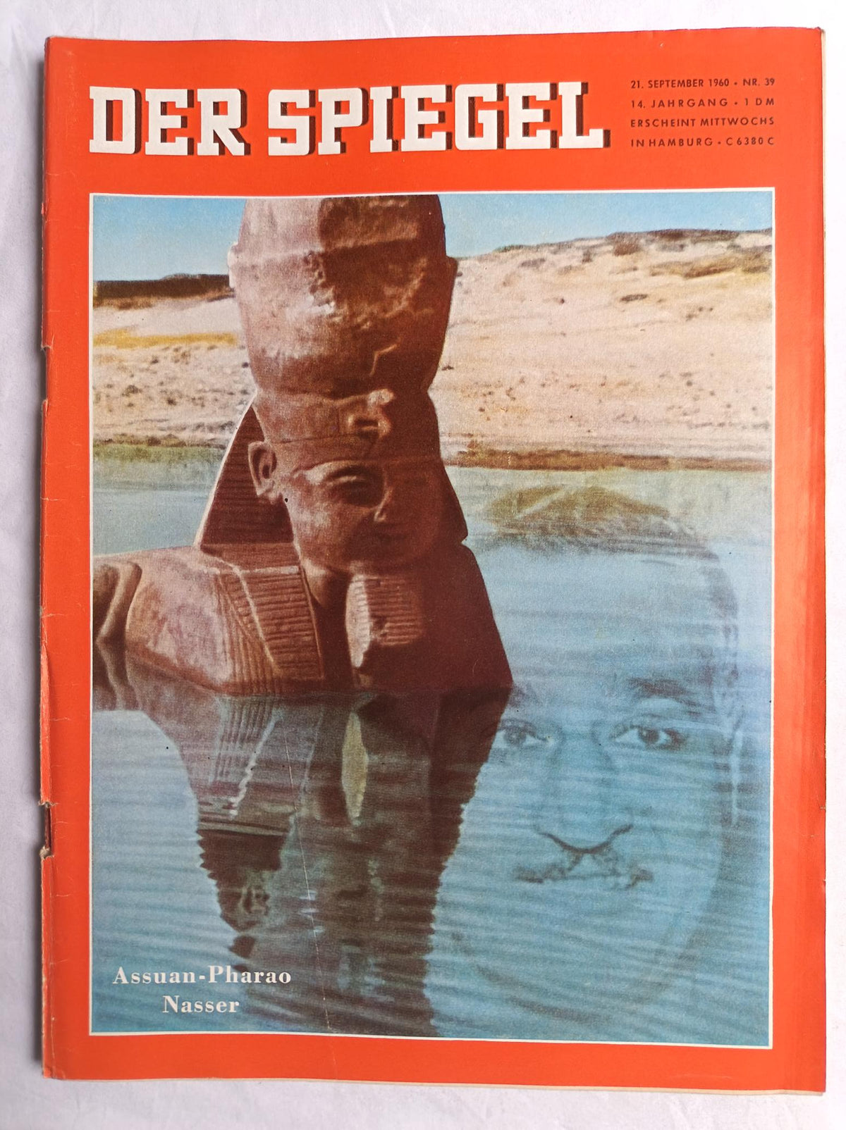 Der Spiegel Assuan - Pharao Nasser 21.09.1960 Nr. 39 21. September 1960