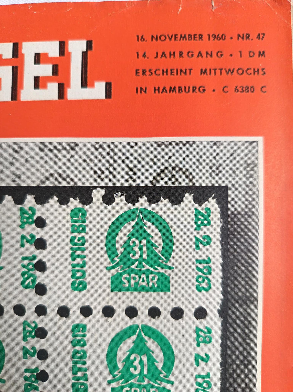 Der Spiegel Handelsketten-Präsident Hagen 16.11.1960 Nr. 47 16. 16th November 1960