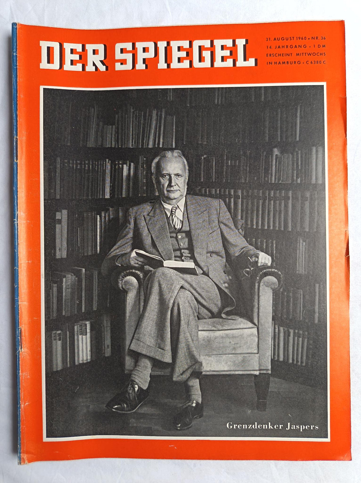 Der Spiegel Grenzdenker Jaspers 31.08.1960 Nr. 36 31. August 1960