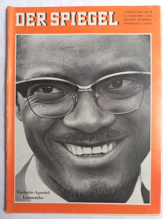 Der Spiegel Einheits-Apostel Lumumba 03.08.1960 Nr. 32 03. August 1960
