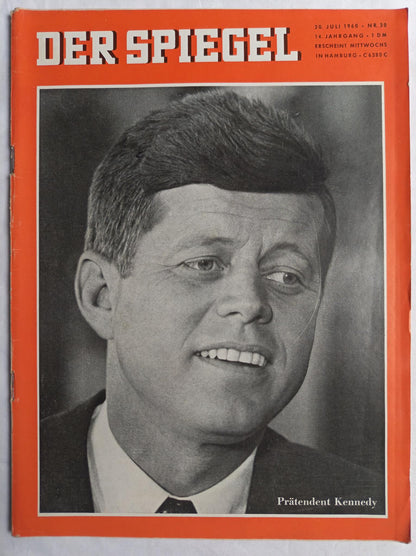 Der Spiegel Prätendent John F. Kennedy 20.07.1960 Nr. 30 20. 20th Juli July 1960