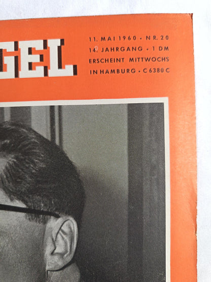 Der Spiegel Demagoge Schlamm 11.05.1960 Nr. 20 11. 11th Mai May 1960