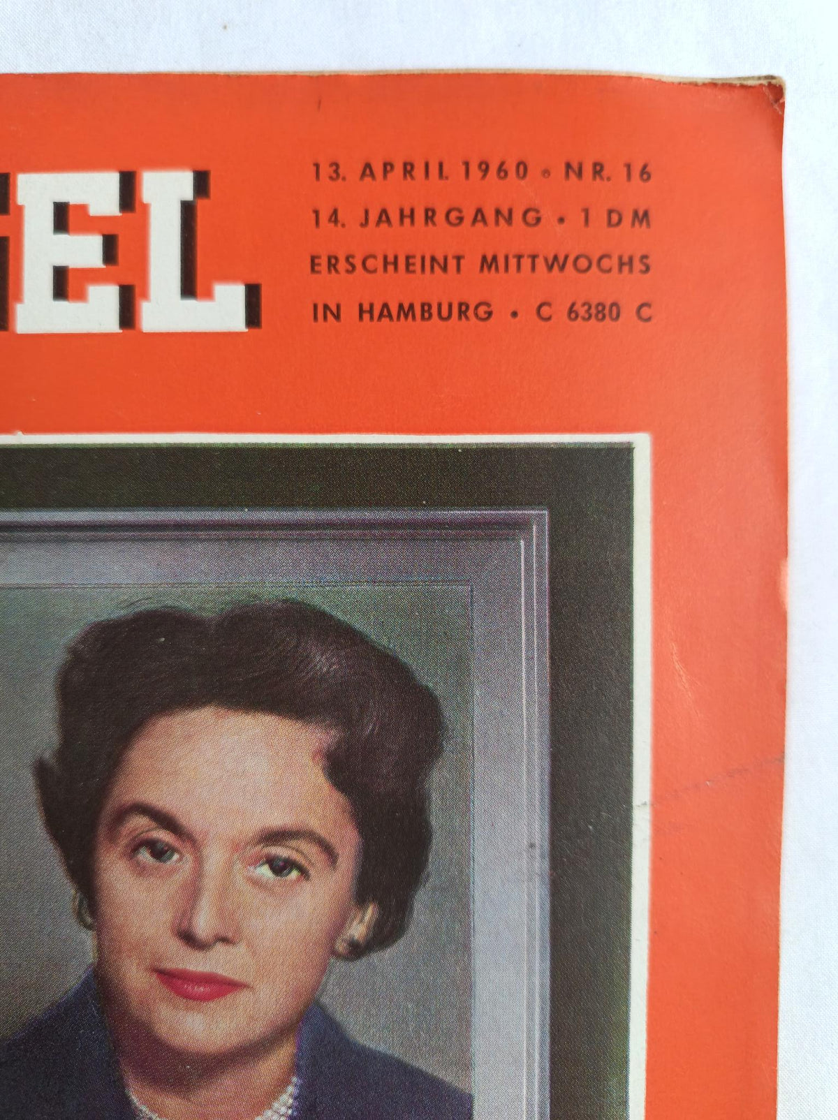 Der Spiegel Innenarchitektin Florence Knoll 13.04.1960 Nr. 16 13. 13th April 1960
