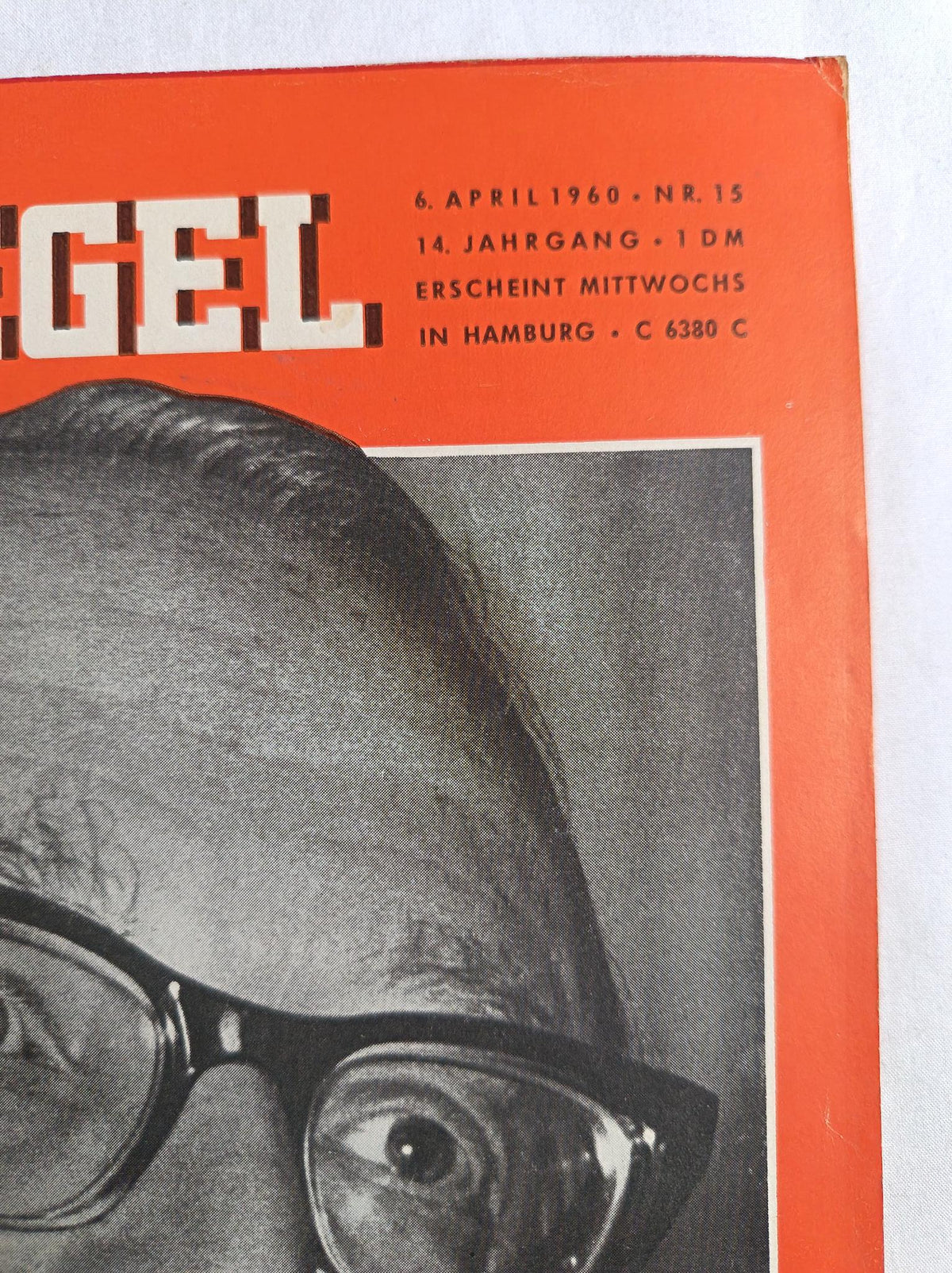 Der Spiegel Europa-Doktrinär Hallstein 06.04.1960 Nr. 15 06. 6th April 1960