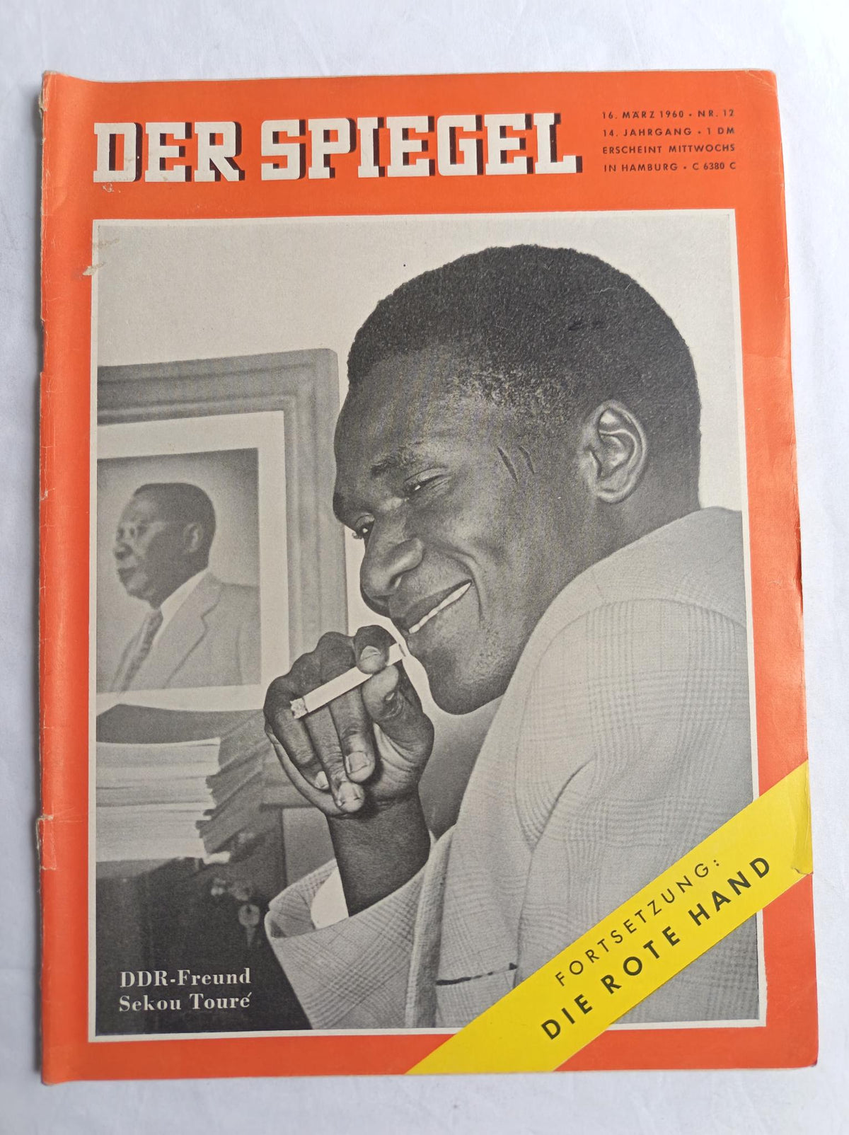 Magazine Zeitschrift Der Spiegel DDR-Freund Sekou Toure Fortsetzung: Die Rote Hand 16.03.196016th 16. March März 1960 Nr. 12