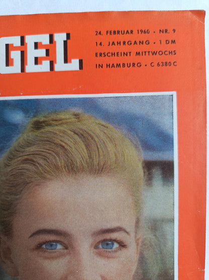 Der Spiegel Eislaufpaar Marika Kilius-Hans-Jürgen Bäumler 24.02.1960 24. 24th February 1960 Nr. 9