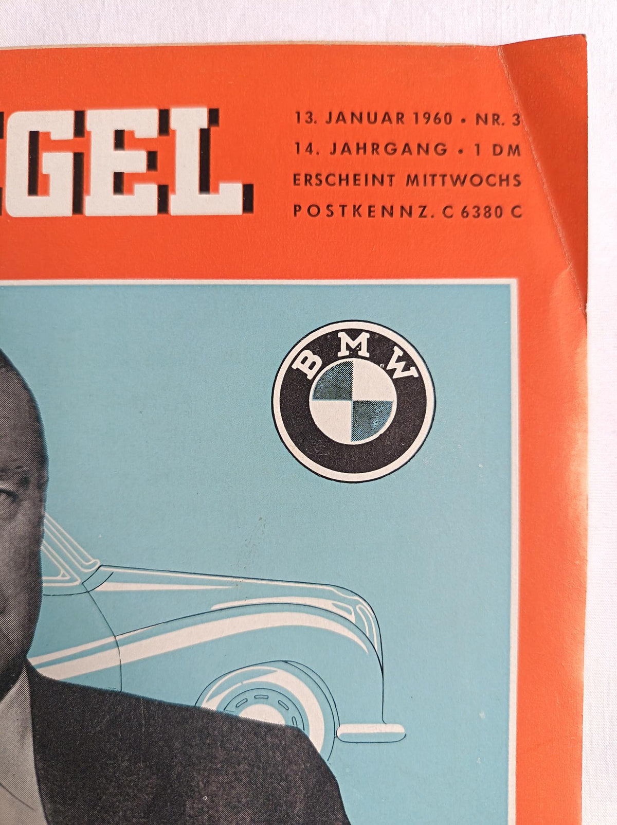 Der Spiegel BMW-Chef Richter -Brohm Krebs: Soll der Arzt lügen? 13.01.1960 13th 13. January 1960