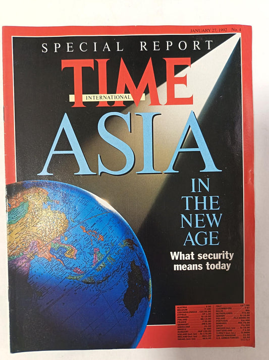 Time magazine Asia in the new Age What the security means today 27.01.1992 No.4